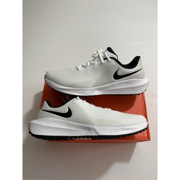 New Men’s Size 12 - Nike Infinity Golf Next Nature Wide White Black FN0565 100 main image 7